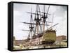 HMS Victory-null-Framed Stretched Canvas