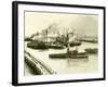 HMS Vindictive Which Attacked the Harbour at Ostend During WWI Being Raised from the Canal, 1920-null-Framed Photographic Print