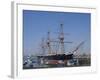 HMS Warrior, 1st Armour-Plated Iron-Hulled Warship, Built for Royal Navy 1860, Portsmouth, England-Ethel Davies-Framed Photographic Print