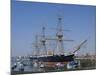 HMS Warrior, 1st Armour-Plated Iron-Hulled Warship, Built for Royal Navy 1860, Portsmouth, England-Ethel Davies-Mounted Photographic Print