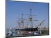 HMS Warrior, 1st Armour-Plated Iron-Hulled Warship, Built for Royal Navy 1860, Portsmouth, England-Ethel Davies-Mounted Photographic Print