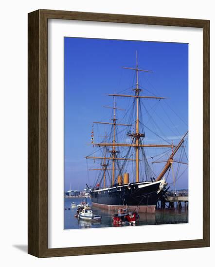 Hms Warrior, Portsmouth, Hampshire, England, United Kingdom, Europe-Jean Brooks-Framed Photographic Print