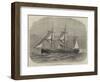 HMS Wyvern, Double-Turreted Iron-Clad Steam-Ram-Edwin Weedon-Framed Giclee Print