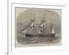 HMS Wyvern, Double-Turreted Iron-Clad Steam-Ram-Edwin Weedon-Framed Giclee Print