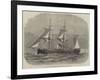 HMS Wyvern, Double-Turreted Iron-Clad Steam-Ram-Edwin Weedon-Framed Giclee Print