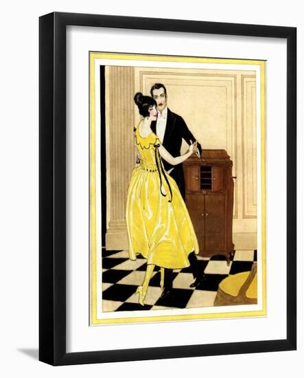 HMV, Magazine Plate, Spain, 1920-null-Framed Giclee Print