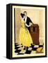 HMV, Magazine Plate, Spain, 1920-null-Framed Stretched Canvas