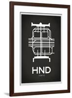 HND Tokyo Airport-null-Framed Poster