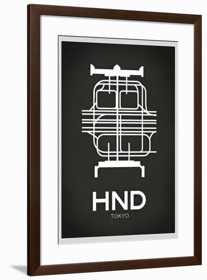 HND Tokyo Airport-null-Framed Poster