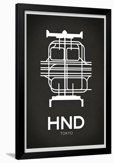 HND Tokyo Airport-null-Framed Poster