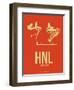 HNL Honolulu Airport 3-NaxArt-Framed Art Print