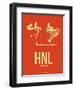 HNL Honolulu Airport 3-NaxArt-Framed Art Print