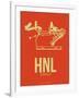 HNL Honolulu Airport 3-NaxArt-Framed Art Print
