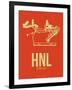 HNL Honolulu Airport 3-NaxArt-Framed Art Print