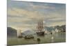 Hnlms Steam Warship Medusa Forcing Passage Through the Shimonoseki Strait-Heemskerck van-Mounted Premium Giclee Print