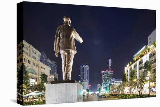 Ho Chi Minh Statue, Ho Chi Minh City (Saigon), Vietnam, Indochina, Southeast Asia, Asia-Christian Kober-Stretched Canvas