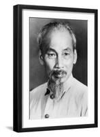 Ho Chi Minh, Vietnamese Prime Minister and President of the Democratic Republic of Vietnam-null-Framed Photo