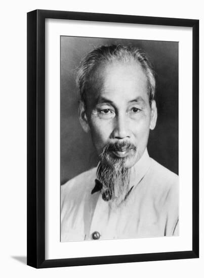 Ho Chi Minh, Vietnamese Prime Minister and President of the Democratic Republic of Vietnam-null-Framed Photo