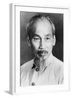 Ho Chi Minh, Vietnamese Prime Minister and President of the Democratic Republic of Vietnam-null-Framed Photo