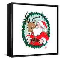 Ho Ho Ho! - Jack & Jill-Ann Eshner-Framed Stretched Canvas