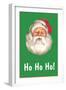 Ho Ho Ho, Santa Claus Face-null-Framed Art Print