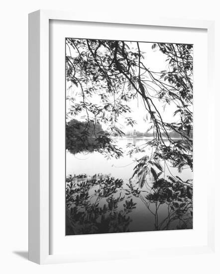 Hoan Kiem Lake View, Hanoi, Vietnam-Walter Bibikow-Framed Photographic Print