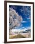 Hoar Frost and Otago Central Rail Trail near Oturehua, Central Otago, South Island, New Zealand-David Wall-Framed Photographic Print