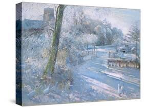 Hoar Frost Morning, 1996-Timothy Easton-Stretched Canvas