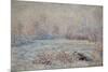 Hoar-Frost Near Vetheuil, 1880-Claude Monet-Mounted Giclee Print