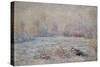 Hoar-Frost Near Vetheuil, 1880-Claude Monet-Stretched Canvas
