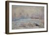 Hoar-Frost Near Vetheuil, 1880-Claude Monet-Framed Giclee Print