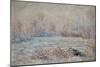 Hoar-Frost Near Vetheuil, 1880-Claude Monet-Mounted Giclee Print