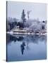 Hoar frost on Pacific willow, Deschutes River, Deschutes National Forest, Deschutes County, Oreg...-null-Stretched Canvas