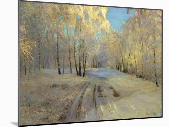 Hoarfrost, 1900-Vasili Baksheyev-Mounted Giclee Print