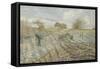 Hoarfrost (Gelée Blanch)-Camille Pissarro-Framed Stretched Canvas