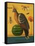 Hoatzin 2-Leah Saulnier-Framed Stretched Canvas