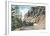 Hoback Canyon Highway-null-Framed Art Print