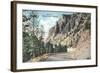 Hoback Canyon Highway-null-Framed Art Print