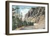 Hoback Canyon Highway-null-Framed Art Print