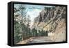 Hoback Canyon Highway-null-Framed Stretched Canvas