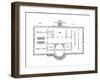 Hoban's Original Plans for the White House, 18th Century-null-Framed Giclee Print