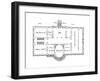 Hoban's Original Plans for the White House, 18th Century-null-Framed Giclee Print