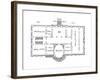 Hoban's Original Plans for the White House, 18th Century-null-Framed Giclee Print