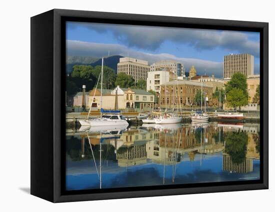 Hobart Harbour, Tasmania, Australia-G Richardson-Framed Stretched Canvas
