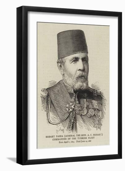 Hobart Pasha, Admiral the Honourable a C Hobart-null-Framed Giclee Print