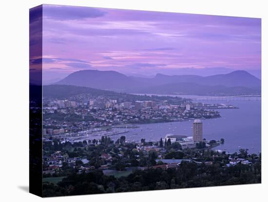 Hobart, Tasmania, Australia-Walter Bibikow-Stretched Canvas