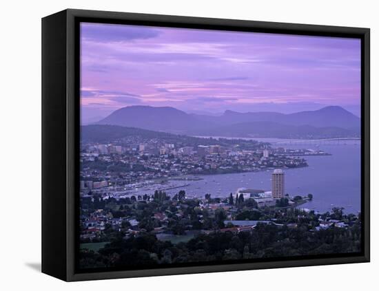 Hobart, Tasmania, Australia-Walter Bibikow-Framed Stretched Canvas