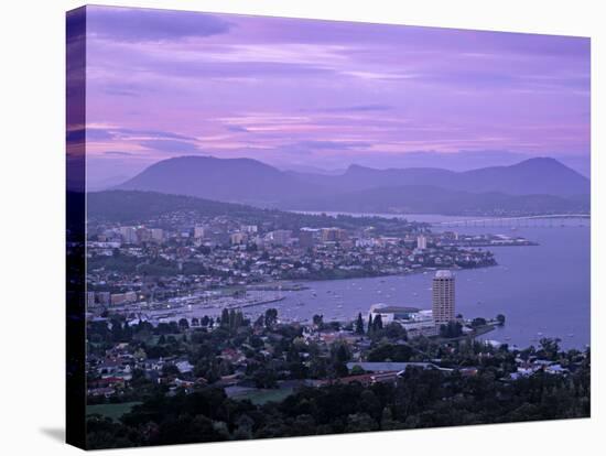 Hobart, Tasmania, Australia-Walter Bibikow-Stretched Canvas