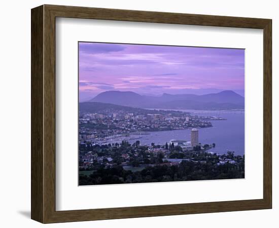 Hobart, Tasmania, Australia-Walter Bibikow-Framed Photographic Print