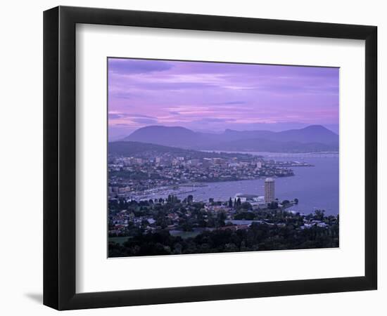 Hobart, Tasmania, Australia-Walter Bibikow-Framed Photographic Print